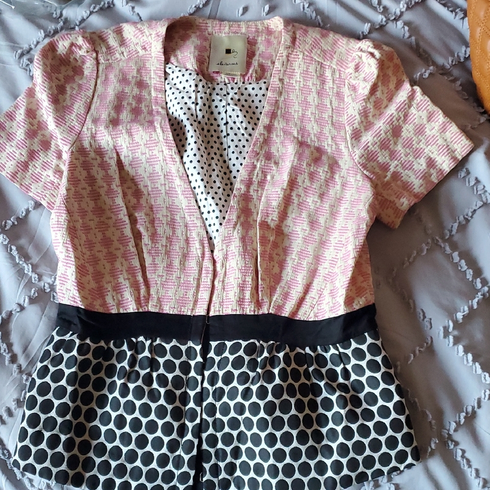 Elevenses Mixed Pattern Top